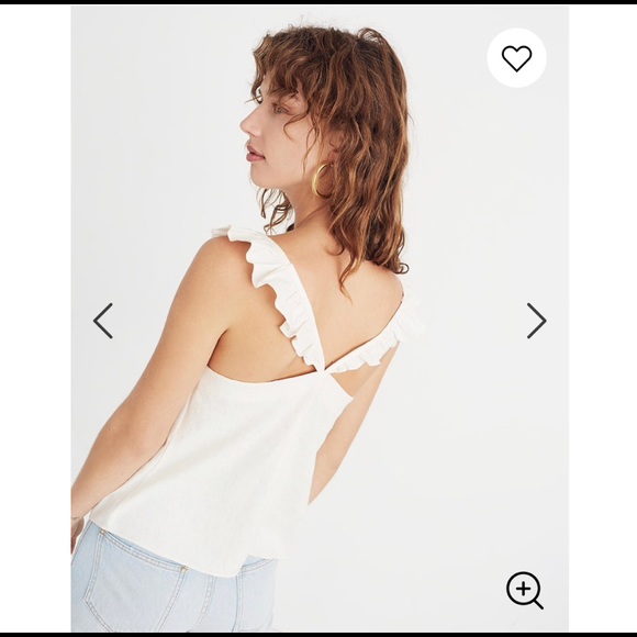 Madewell Ruffle-Strap Cami Top - Picture 2 of 6